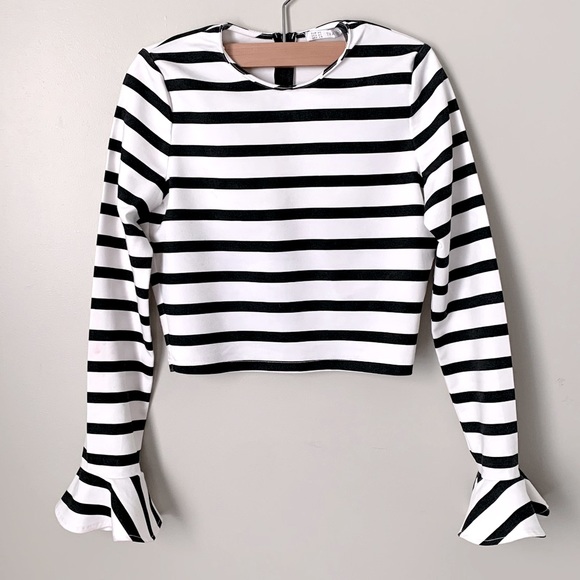 Zara size XS striped top - Picture 2 of 9